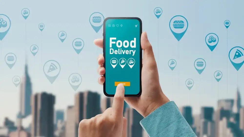 We look at the best food delivery apps for restaurants in the United States as shown in this image of a sample food delivery app on a smartphone.