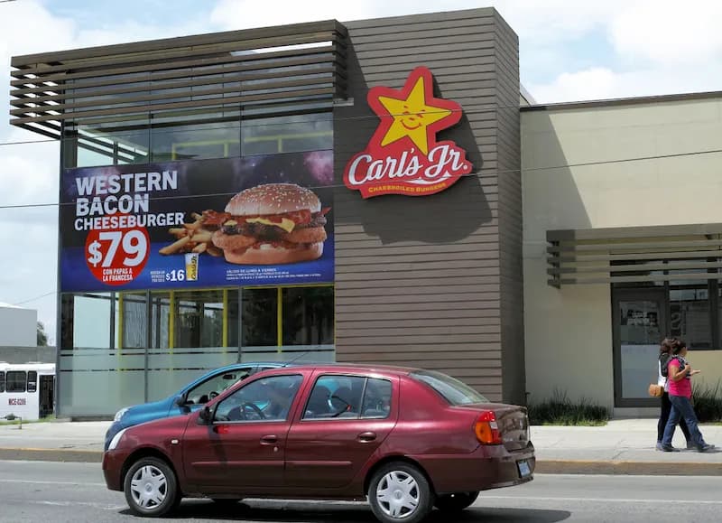 The exterior of a Carl's Jr. restaurant in Leon, Mexico.